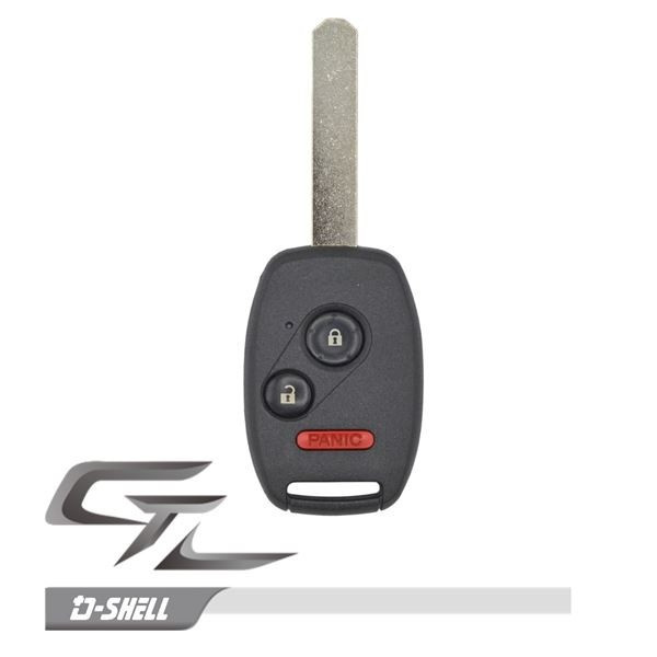 Honda 3 Button 46 Chip Remote Head Key CWTWB1U545, 35111-S9V-325, 433 MHz - Refurbished, Recase in Durashell