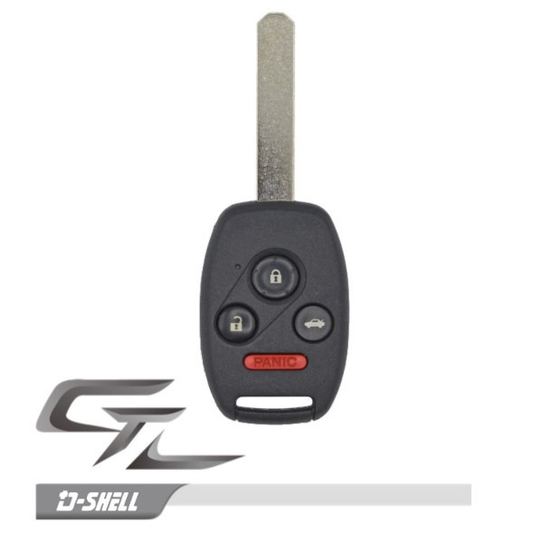 Honda/Acura 4 Button Remote Head Key N5F-AO5TAA, IN DURASHELL - Refurbished, Recase in Durashell