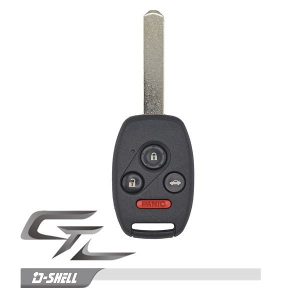 Honda 4 Button Remote Head Key in Durashell KR55WK49308, 35118-TA0-A00, 315 MHz - Refurbished, Recase