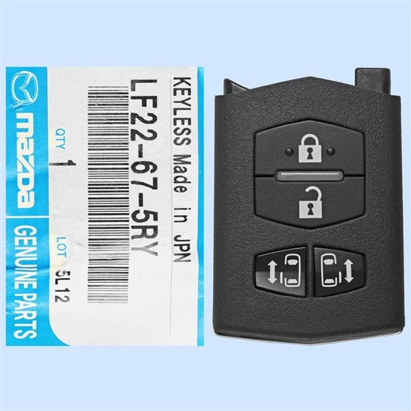 Mazda 5 Button Remote Flip Key OUCG80-335A-A, LF22-67-5RY, 315 MHz - New, OEM