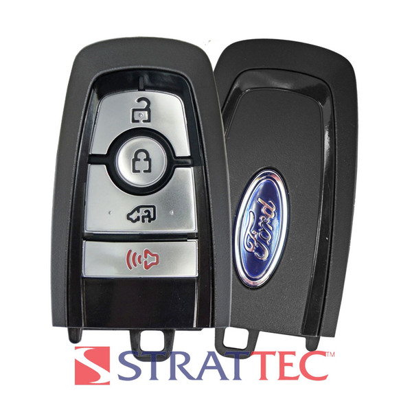 Strattec (5938045) Ford 4 Button 1-Way Smart Key M3N-A2C931423, 164-R8234, 315 MHz - New, OEM