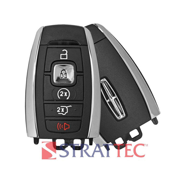 Strattec (5933990) Lincoln 5 Button 2-Way Smart Key M3N-A2C940780, 164-R8226, 902 MHz - New, OEM