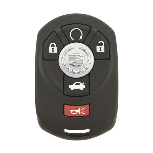 Cadillac 5 Button Driver 1 Remote M3N-65981403, 15212383, 315 MHz - Refurbished, Grade A