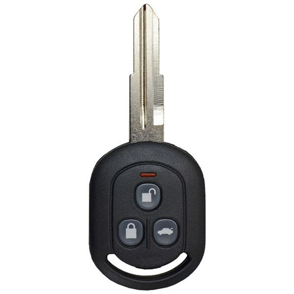 Chevrolet 3 Button Remote Head Key Non-Chipped VQQRK960NAT, 95960309, 315 MHz - Refurbished, Recase