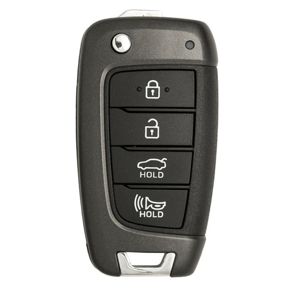 Hyundai 4 Button Remote Flip Key NYOSYEC4TX1707, 95430-J0700 (HC), 433 MHz - Refurbished, Grade B