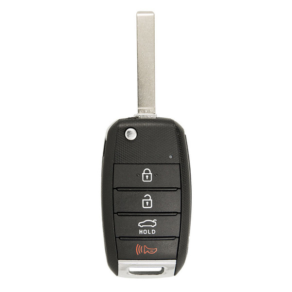 Kia 4 Button Non-Transponder Remote Flip Key SY5JFRGE04, 95430-D4010, 433 MHz - Refurbished, Grade B - Closeout