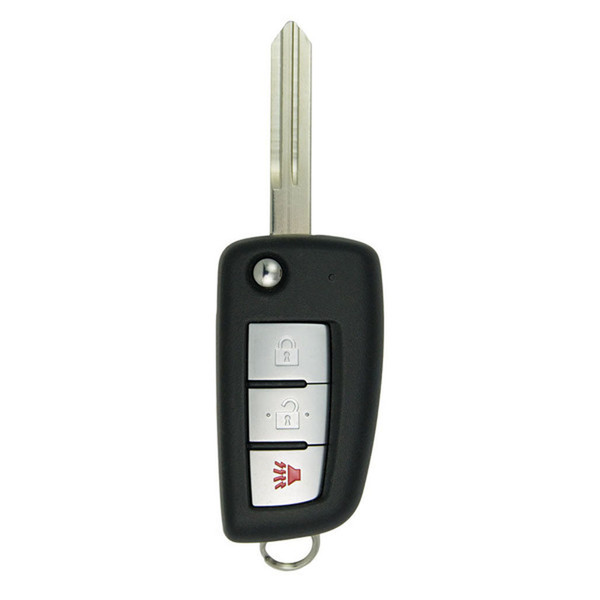 Nissan 3 Button New-Style Remote Flip Key CWTWB1G767, 28268-4BA1A, 433 MHz - Refurbished, Grade B