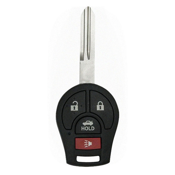 Nissan 4 Button Remote Head Key CWTWB1U751, CWTWB1U816, H0561-3AA0B, 315 MHz - Refurbished, Grade B