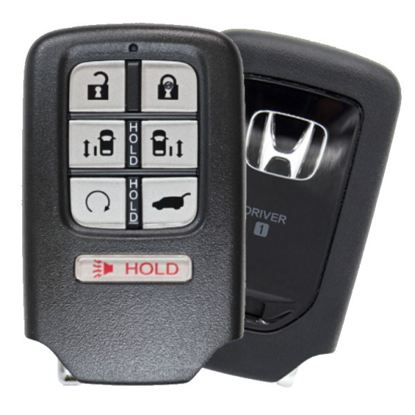 Honda 7 Button Driver 1 Smart Key KR5T4X, 72147-THR-A61, 433 MHz - Refurbished, Grade A