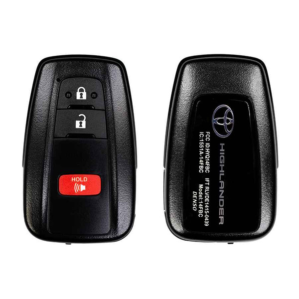 Toyota 3-Button Smart Key HYQ14FBC 8990H-0E010 315 MHz, New OEM