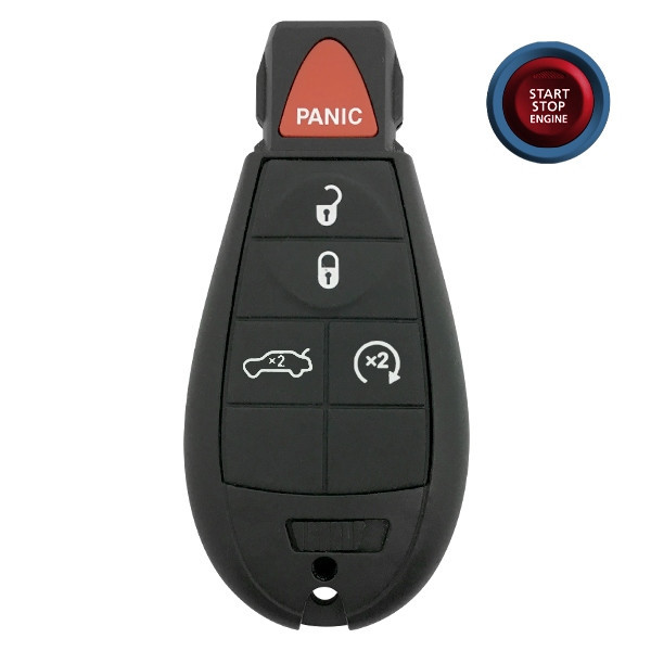 Chrysler Dodge 5-Button Proximity Remote IYZ-C01C 05026566AN 433 MHz, Refurbished Recase