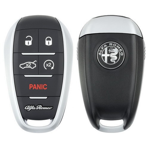 Alfa Romeo Proximity 5 Button Smart Key KR5ALFA434, 6EP44LXHAA, 433 MHz - New, OEM