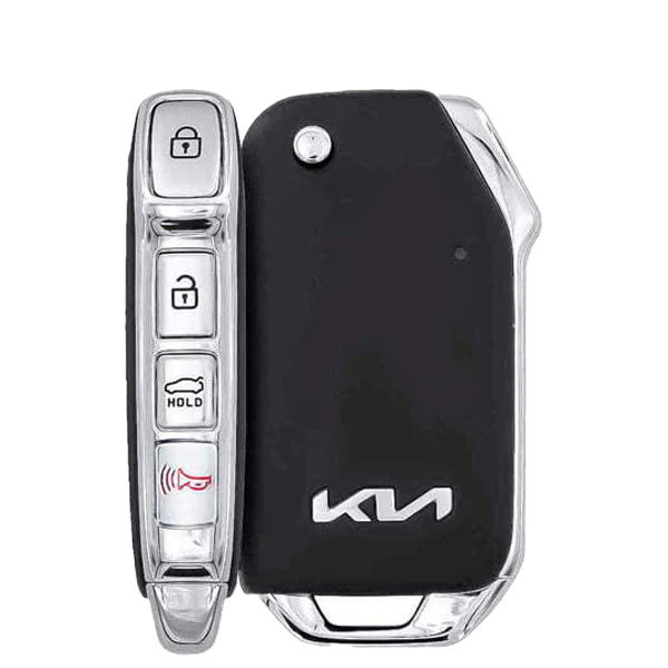 Kia 4 Button Remote Flip Key CQOTD00660, 95430-M6500, 433 MHz - Refurbished, Grade A