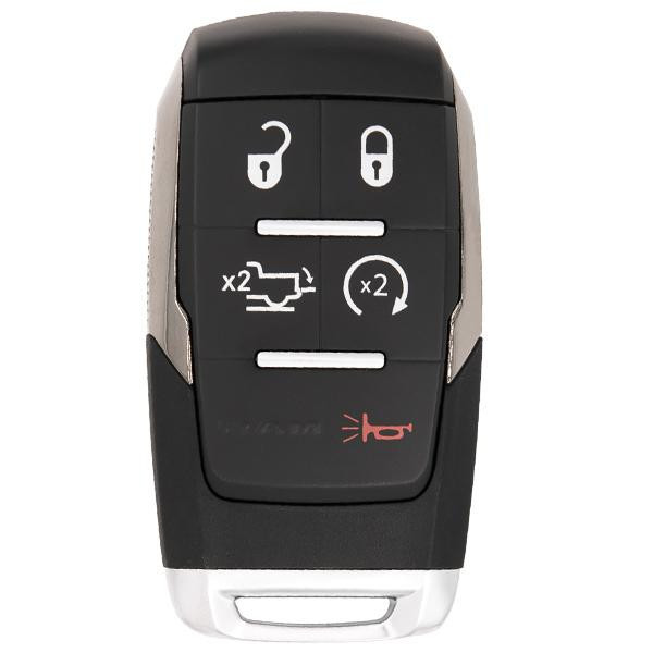 Keyless2Go Replacement Ram 5 Button Smart Key GQ4-76T, 68374994AB, 433 MHz - Premium Aftermarket
