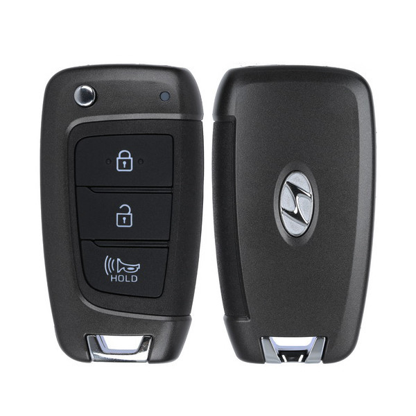 Hyundai 3 Button Remote Flip Key TQ8-RKE-4F43, 95430-N9050, 433 MHz - Refurbished, Grade A