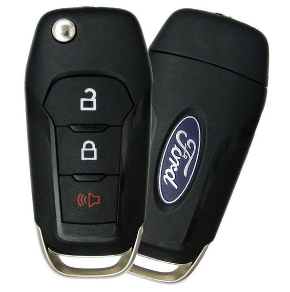 Strattec (5945864) Ford 3 Button Remote Flip Key N5F-A08TBLP, 164-R8334, 433 MHz - New, OEM