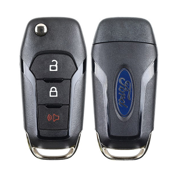 Strattec (5946077) Ford 3 Button Remote Flip Key N5F-A08TBLP, 164-R8359, 433 MHz - New, OEM