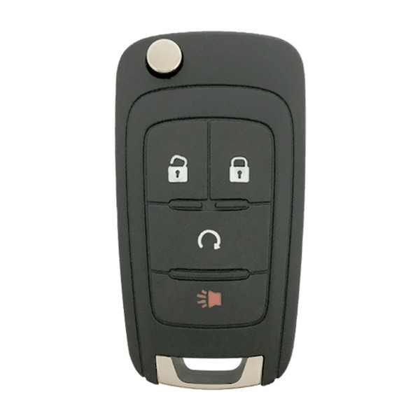 GM 4 Button With Remote Start Remote Flip Key KR55WK50073 13575177 (PEPS), Refurbished Grade B - Closeout