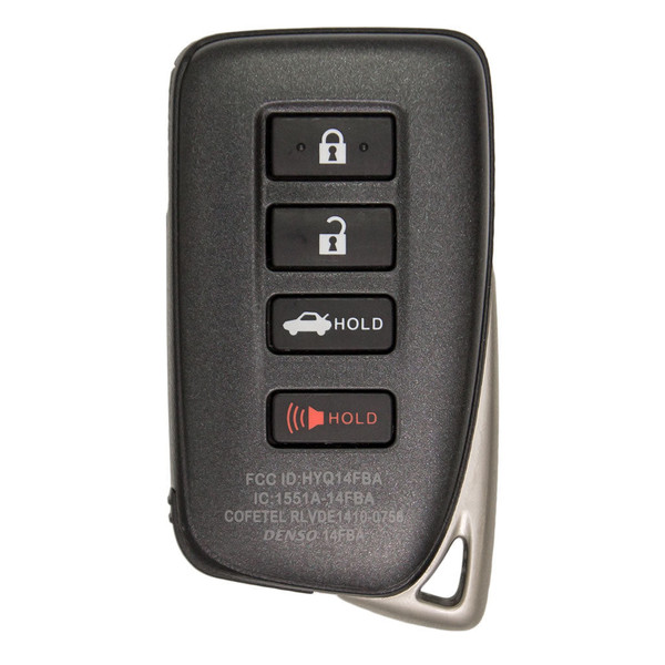 Lexus 4 Button Smart Key (G Board - 0020) HYQ14FBA, 89904-06170, 315 MHz - New, OEM