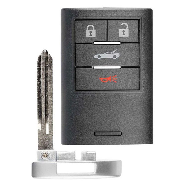 Keyless2Go Chevrolet Corvette 4 Button Driver 1/2 Smart Key M3N5WY7777A, 25926479, 315 MHz - Premium Aftermarket