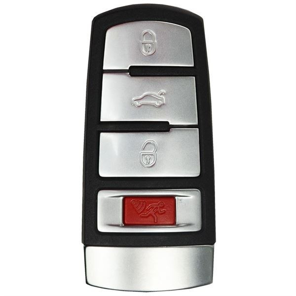 Volkswagen 4 Button Slotted Smart Key NBG009066T, 3C0-959-752, 315 MHz - Refurbished, Recase