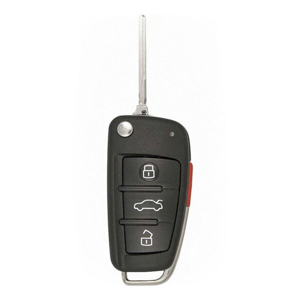 Audi 4 Button Remote Flip Key MYT4073A, 8E0837220R, 315 MHz - Refurbished, Recase
