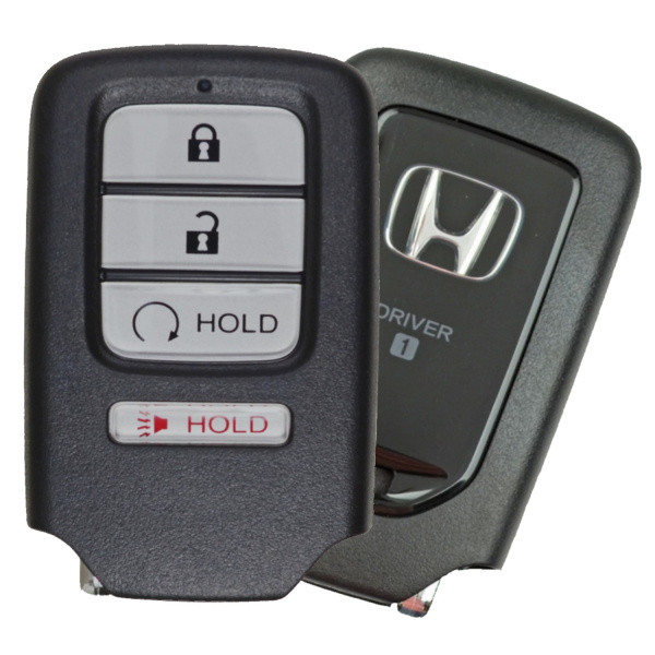 Honda 4 Button Driver 1 Smart Key KR5T41, 72147-T6Z-A61, 433 MHz - New, OEM