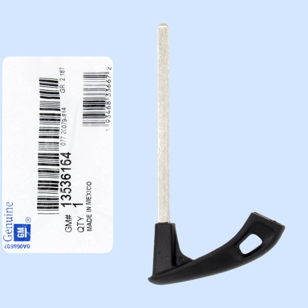 GM Emergency Insert Key Blade 13536164, HU100 - New, OEM