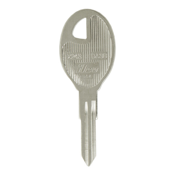 ILCO AF01635003 DA38 Mechanical Key, Pack of 10