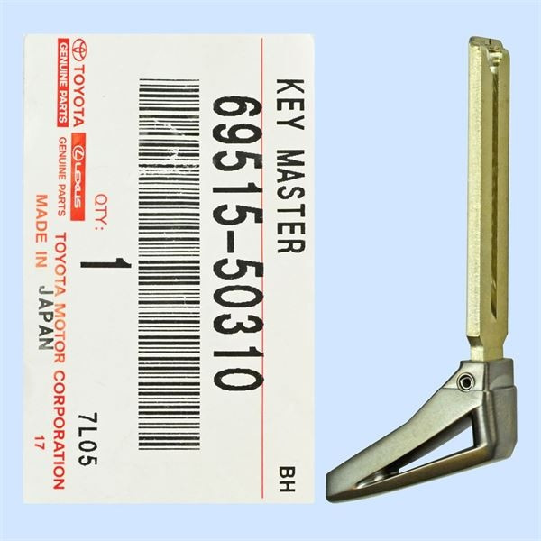 Lexus Emergency Insert Key Blade 69515-50310, TOY40 - New, OEM