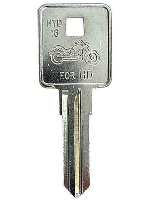 JMA HYD18 Harley Davidson Motorcycle Mechanical Key - 10 PACK