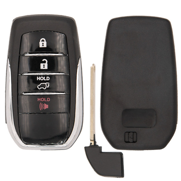 4 Button Shell For Toyota Smart Proximity Remote Key HYQ14FBA, HYQ14FBB