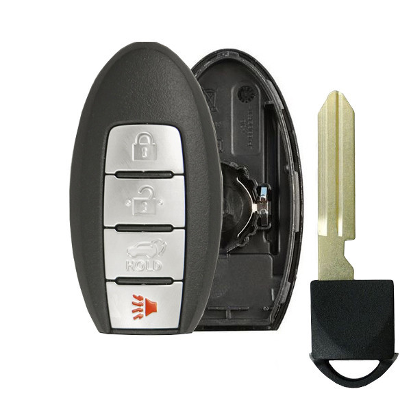 Nissan 4-Button Shell, Standard Aftermarket KR5S180144106, 285E3-4CB6A, 285E3-4CB6B, 285E3-4CB6C