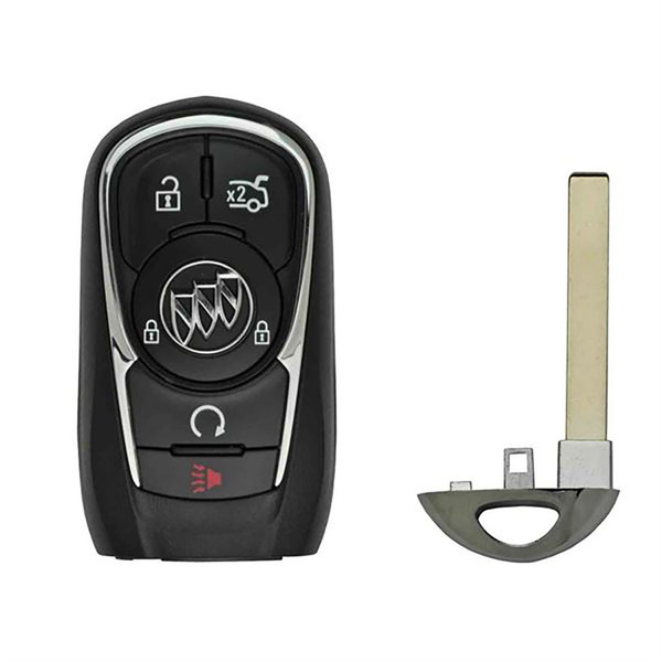 Buick 5 Button Smart Key HYQ4EA, 13508414, 433 MHz - Refurbished, Recase