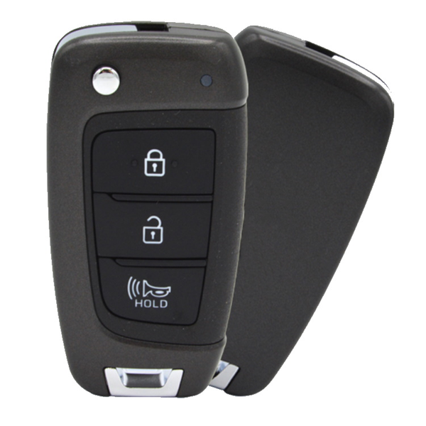 Hyundai 3 Button Remote Flip Key SY5FD1GRGE03, 95430-K2500, 433 MHz - Refurbished, Recase