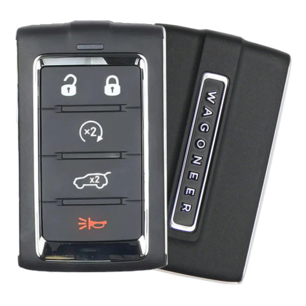 Jeep Wagoneer 5 Button Smart Key 2BAHD-KFW1, 68577131AC, 433 MHz - New OEM