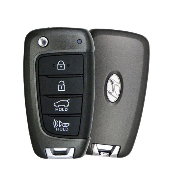 Hyundai 4 Button Remote Flip Key TQ8-RKE-4F40, 95430-N9010, 433 MHz - Refurbished, Grade A