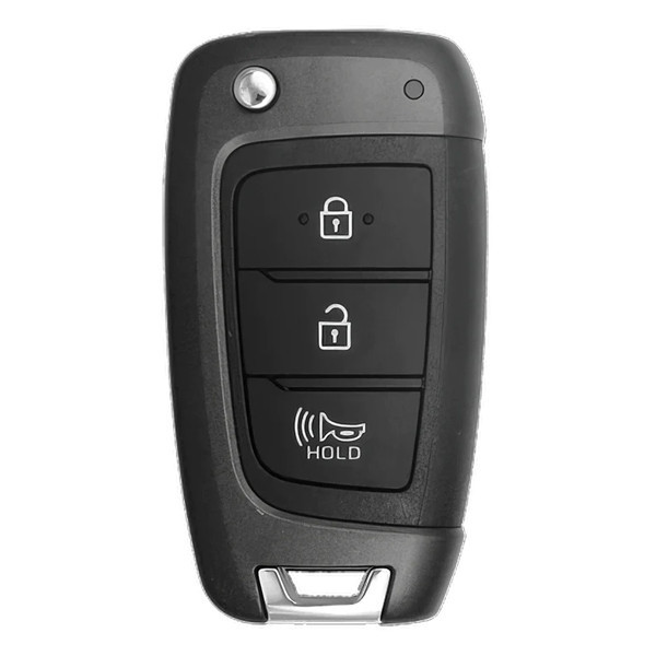 Hyundai 3 Button Remote Flip Key 2AV76-NMOK-451T, 95430-J9400, 433 MHz - Refurbished, Grade A