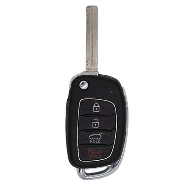 Canadian Version - Hyundai 4 Button Remote Flip Key TQ8-RKE-4F25, 95430-D3000, 433 MHz - Refurbished, Grade A