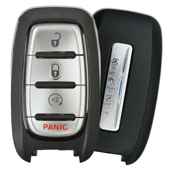 Chrysler 4-Button Smart Key M3N-97395900 68448159AC 433 MHz With Keysense, Refurbished Grade A