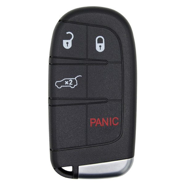 Keyless2Go Jeep 4 Button Smart Key M3N-40821302, 68143504AB, 433 MHz - Premium Aftermarket