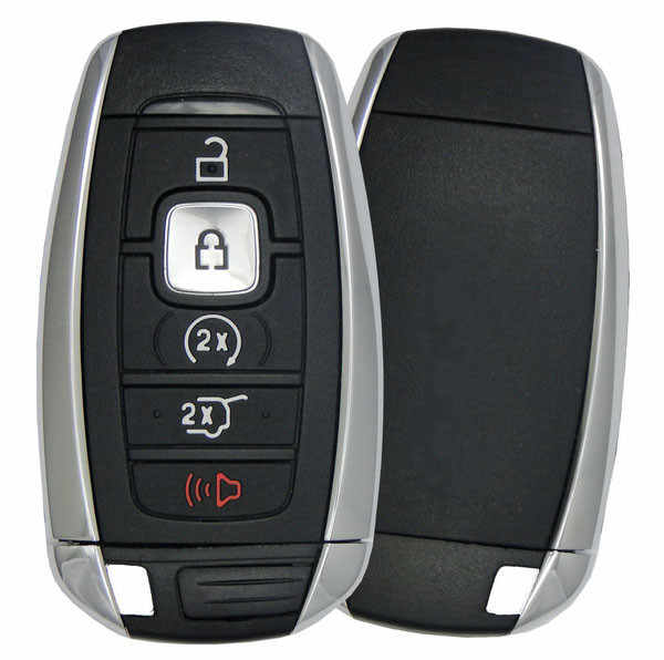 Keyless2Go Replacement Lincoln 5 Button Smart Key 2-Way M3N-A2C940780, 164-R8226, 902 MHz - Premium Aftermarket