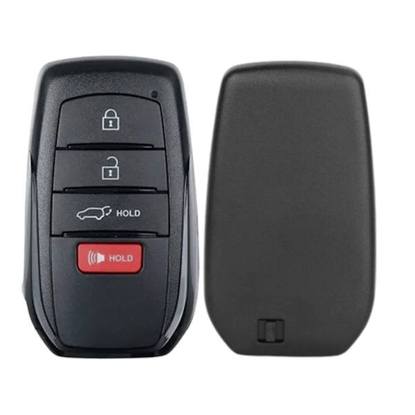 Keyless2Go Replacement Toyota 4 Button Smart Key HYQ14FBX, 8990H-0E330, 315 MHz - Premium Aftermarket