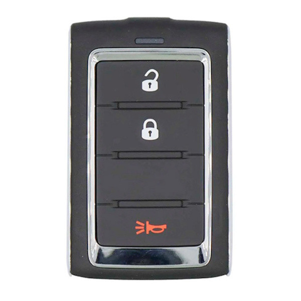 Jeep 3 Button Smart Key Shell Replacement Case M3NWXFOB1, 68377529AB - Aftermarket