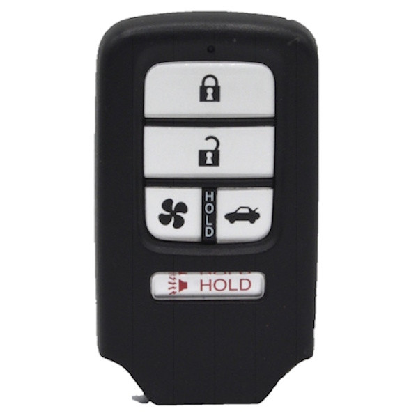 Honda 5 Button Smart Key Shell Replacement Case KR5V2X, 72147-TRT-A01, 72147-TRT-A11 - Aftermarket