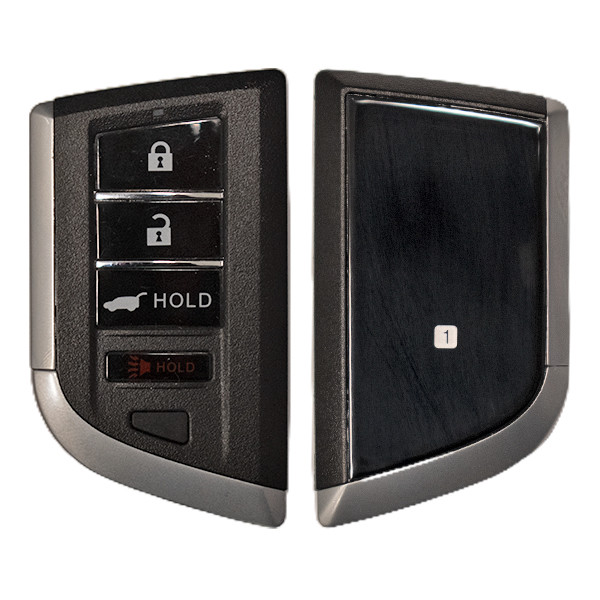 Keyless2Go Replacement Acura 4 Button Driver 1 Smart Key KR5TP-2, 72147-TYA-A11, 433 MHz - Premium Aftermarket