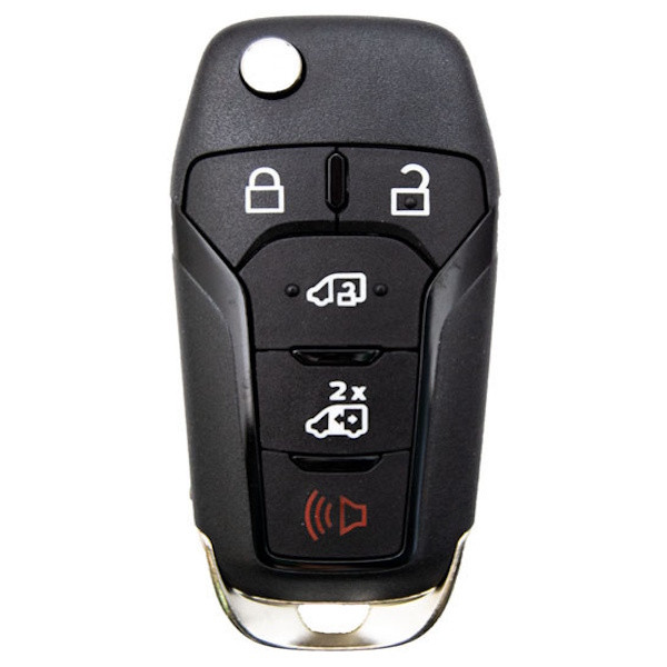 Ford Transit 5 Button Remote Flip Key Shell Replacement Case N5F-A08TAA, 164-R8255 - Aftermarket