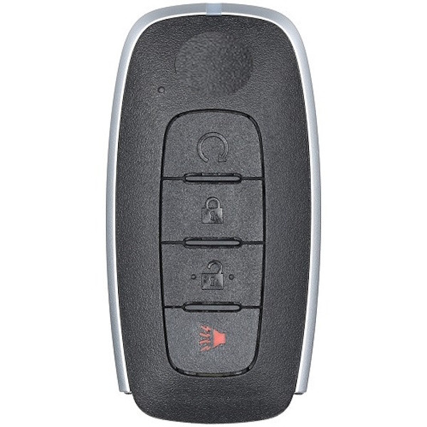 Nissan 4 Button Smart Key Shell Replacement Case KR5TXPZ3, 285E3-6RA5A - Aftermarket
