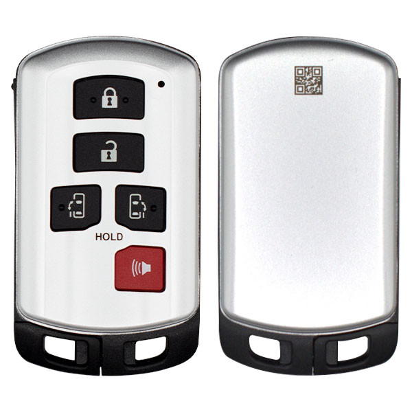 Keyless2Go Replacement Toyota 5 Button Proximity Key HYQ14ADR, 89904-08040, 315 MHz - Premium Aftermarket