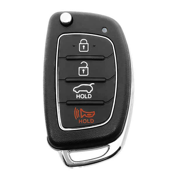 Hyundai 4 Button Remote Flip Key SY5AERGE04, 95430-G2010, 433 MHz - Refurbished, Grade A